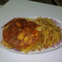 ماکارونی با ته دیگ سیب زمینی (6)