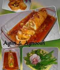 رولت مرغ و قارچ مخصوص