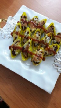 پاستا صدفی شکم پر