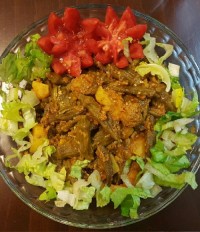 خوراک بامیه امروز من