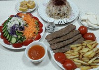 کباب تابه ای با رویه سبزیجات