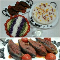 بادمجان شکم پر مازندرانی