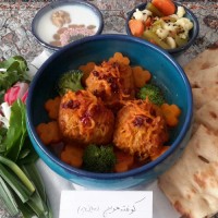 کوفته سیب زمینی و هویج