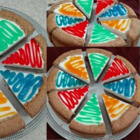 چیز کیک رنگی رنگی