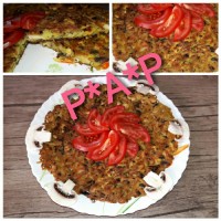 کوکوی مرغ و سبزیجات