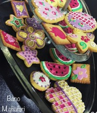 کوکی با تزیین آیسینگ