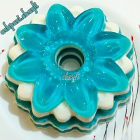 ژله بلوبری لایه ای