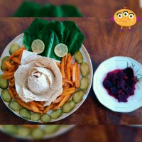 سیب زمینی عسلی کنجدی (چین)