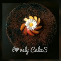 کیک شکلاتی با مغز بادام زمینی