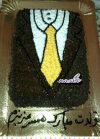 یه کیک سفارشی دیگه که موقع تزیین برق قطع شد