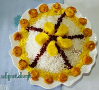 کباب دو رنگ رولی