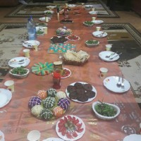 سفره ی عصرونه ی دوستای پسرم