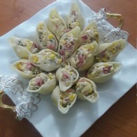 پاستا صدفی شکم پر