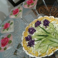 سالاد و ژله