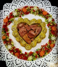 سبزی پلو با تن ماهی