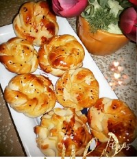 نان آچما???????? اولین بارم بووود عالیییی شد ممنون سراشپز پاپیون????