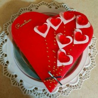 روکش کردن کیک با ژله بستنی