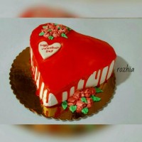 کیک خامه ای با روکش بریلو