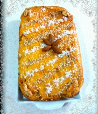 کیک باقلوا میان پر