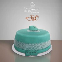 کیک فوندانت نوزاد