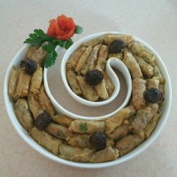 دلمه کلم با مرغ