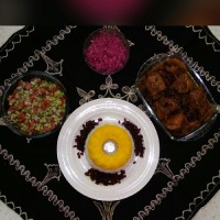 خورشت آلو زرشک با مرغ