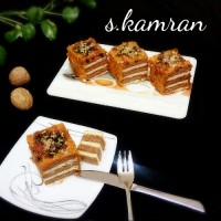 کیک یخچالی هویج