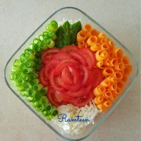 سالاد کلم با سبزیجات