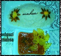 برنج وخورشت قیمه