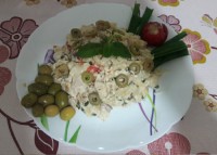 مرغ، ماکارونی و پنیر