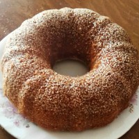 کیک کنجد و ماست