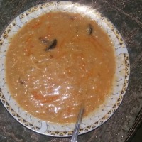 سوپ قارچ و شیر