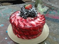 کیک تولد دختر گلم