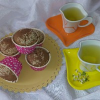 کیک یزدی _ دمنوش بابونه