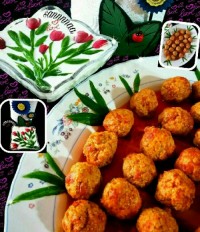 کوفته قلقلی بوقلمون با سس گوجه فرنگی