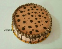 کیک پر طرفدار شکلاتی