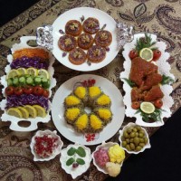 باقالی پلو با مرغ
