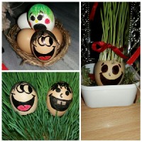 سبزه تخم مرغ عید نوروز