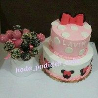 کیک شکلاتی فوندانتی