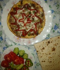 پیتزا تخم مرغی