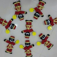 حاجی فیروز برا سفره عید از نمد ساخته شده