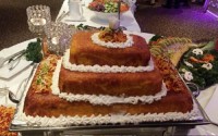 ته چین مرغ و زرشک سه طبقه