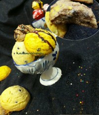 شیرینی خشک به شکل بستنی