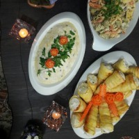 الویه.سالاد ماکارونی.نون قیفی