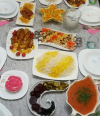 میز شام مهمونی خودمونی ما