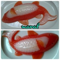 دسر ژله آکواریوم لیوانی