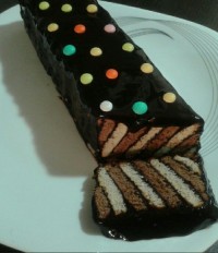 کیک یخچالی خوشمزه من