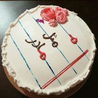 کیک خامه ای (روز مادر)