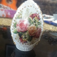 ایده تزیین تخم مرغ سفالی برای عید