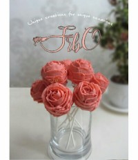 پاپس کیک رز